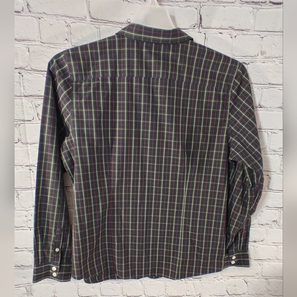 L.L. Bean Womens "Wrinkle Resistant" Celtic Plaid Button Down L - Picture 2 of 15